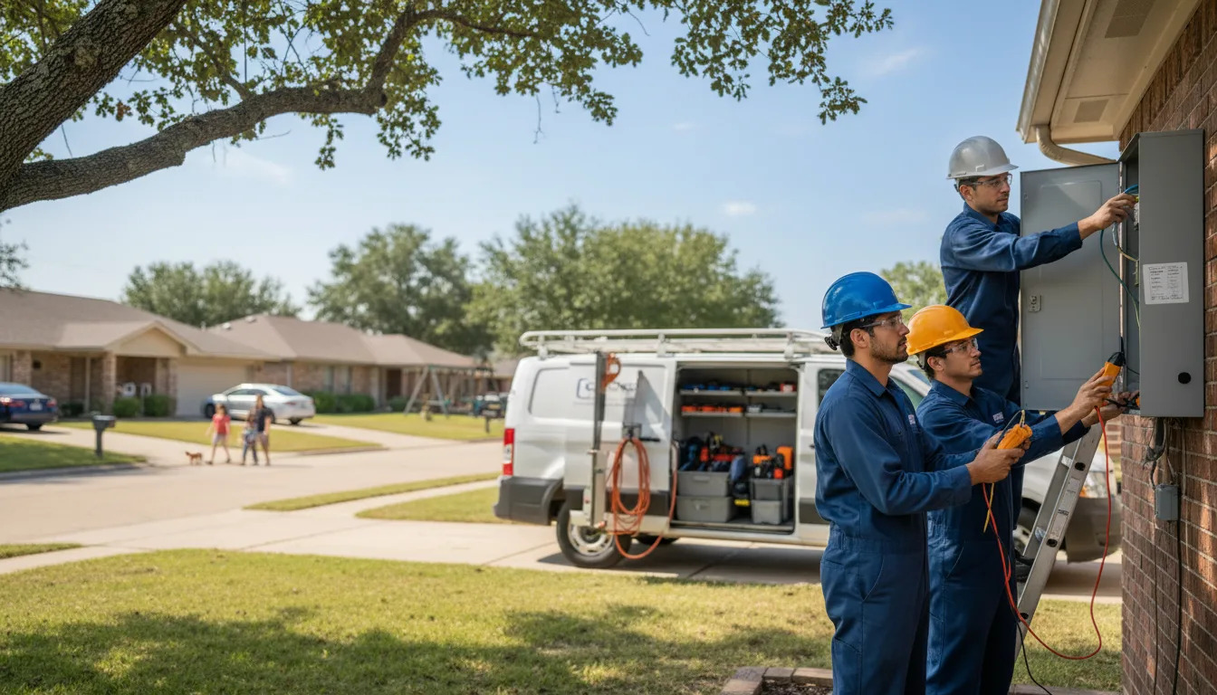 Certified electrician providing emergency electrical services in Manito, IL